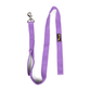 Let's Wag Double Handle Fabric Leash – Purple