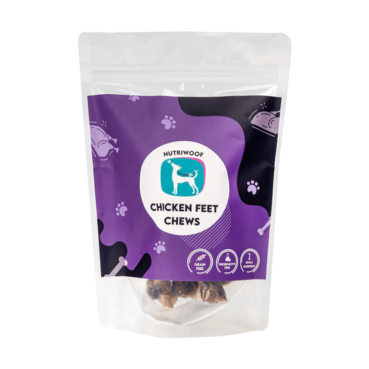 Nutriwoof Chicken Feet Chews (6 pieces)