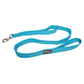 Let's Wag Double Handle Fabric Leash – Cobalt Blue