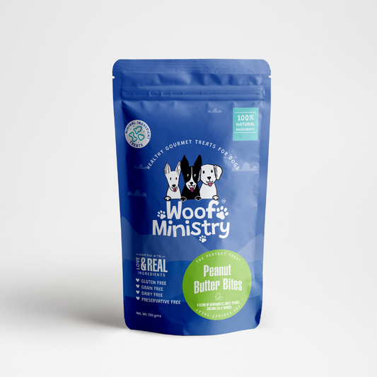 Woof Ministry Peanut Butter Bites (100 grams)