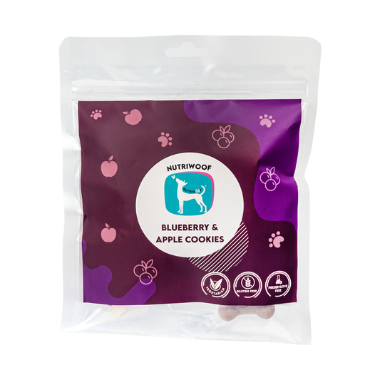 Nutriwoof Blueberry & Apple Cookies (100gm)