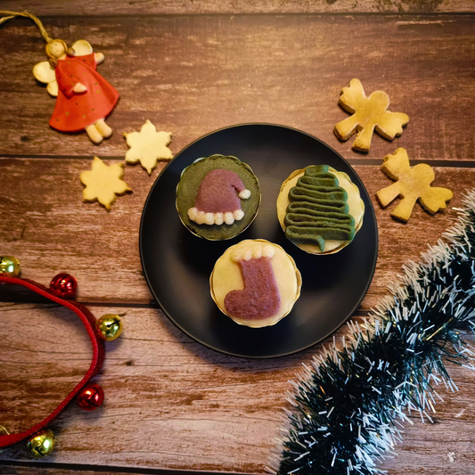 Christmas Special Pupcakes & Cookies Combo